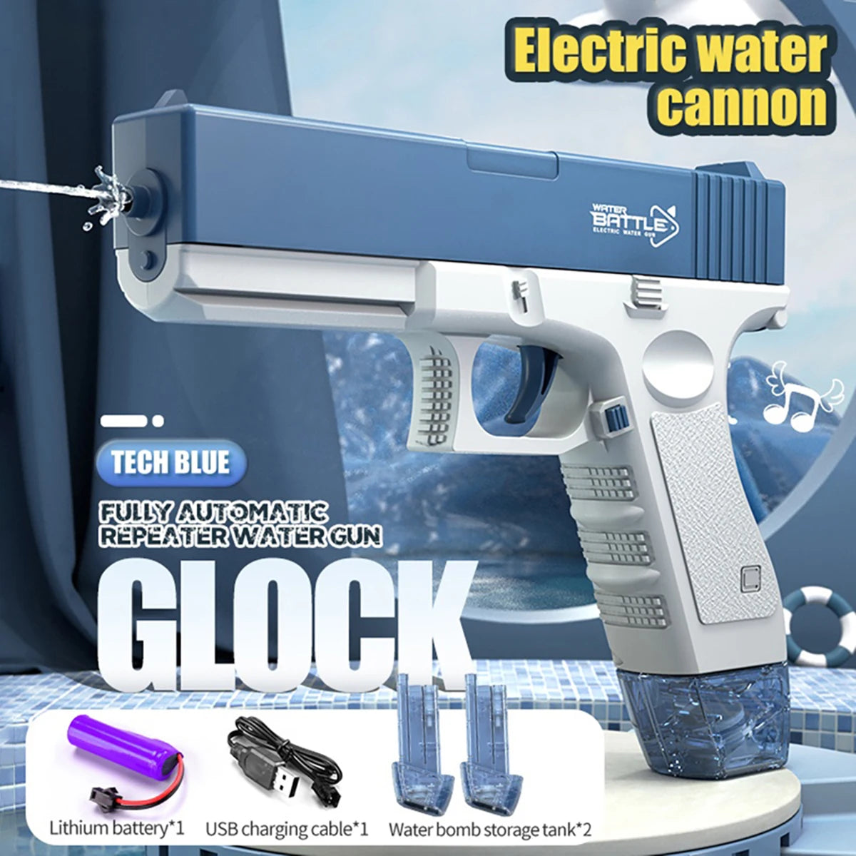 AquaBlaster Electric Water Pistol